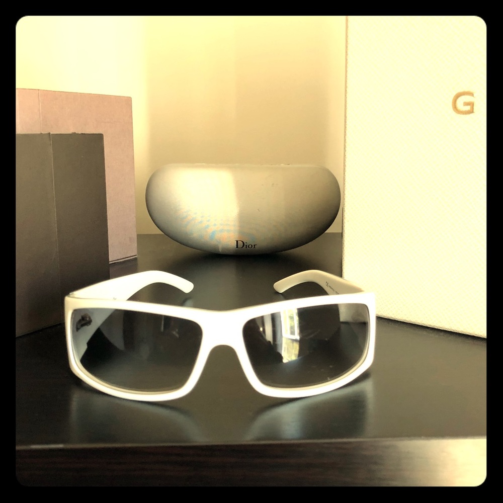 Dior Retro White Sunglasses